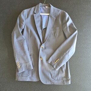 Sonoma Goods For Life‎ Mens Gray Cotton Blend Blazer Jacket Size 40R